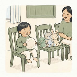 All Aboard the Chair Bus illustration
