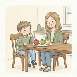 Apple Taste Test illustration