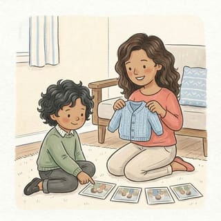 Baby Photo Line illustration
