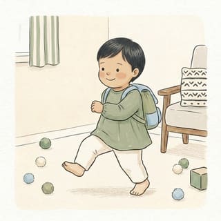 Backpack Marching illustration