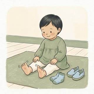 Barefoot When We Get In illustration