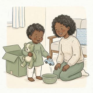 Big And Small Tidy illustration