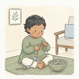 Big Bead Threading illustration