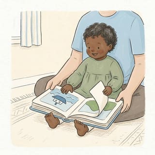Board Book Page Turn illustration