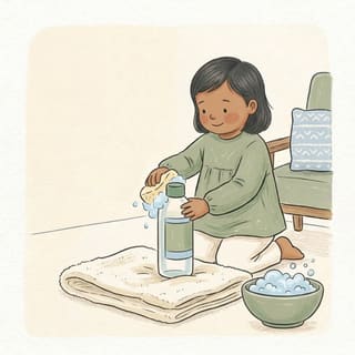 Bottle Car Wash illustration