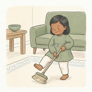 Broom Sweep March illustration