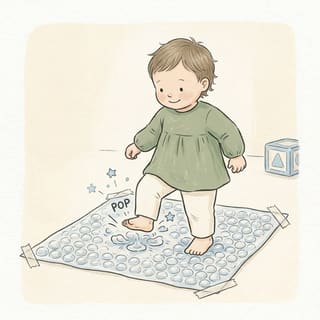 Bubble Wrap Stomp illustration