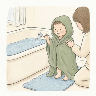 Bye-Bye, Bath Water illustration