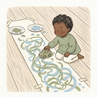 Car Paint Tracks illustration