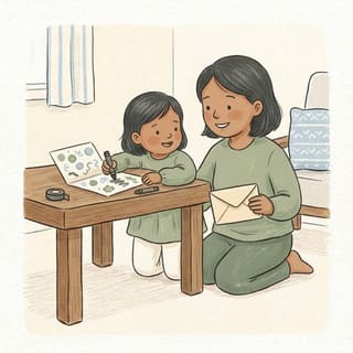 A Card to Post illustration