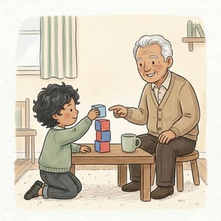 Colour Pattern Tower illustration
