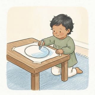 Colour the Big Circle illustration