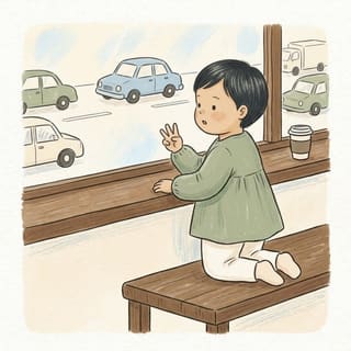 Count the Cars Going Past illustration