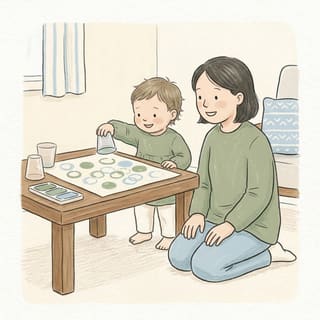 Cup Print Circles illustration