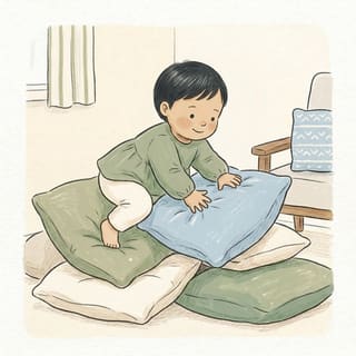 Cushion Mountain Climb illustration