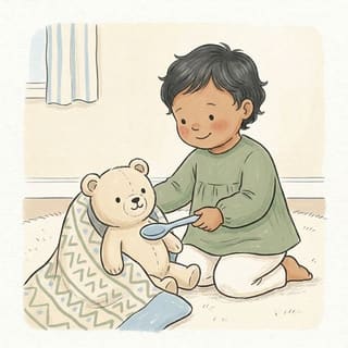 Doctor Bear Checkup illustration