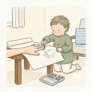 Draw Round Our Hands illustration