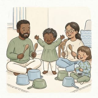 Family Band illustration