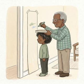 Family Height Line illustration