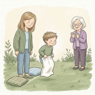 Family Sports Day illustration