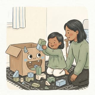 Feed the Hungry Monster illustration