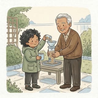 Fill the Bird Feeder illustration
