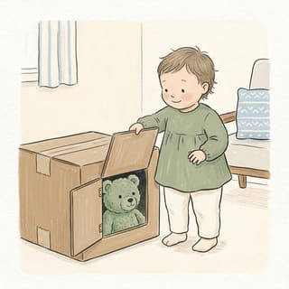 Flap Door Peekaboo illustration