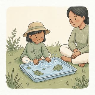Garden Splash Tray illustration