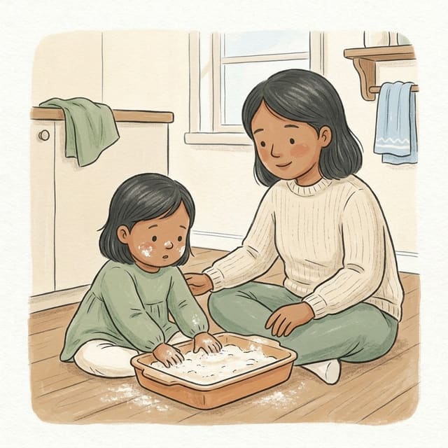 Activities for 1 year olds at home: illustration