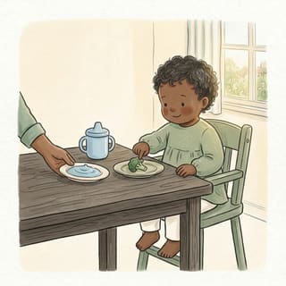 When they refuse vegetables illustration