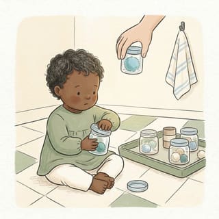 Screen-free activities for 2 year olds illustration