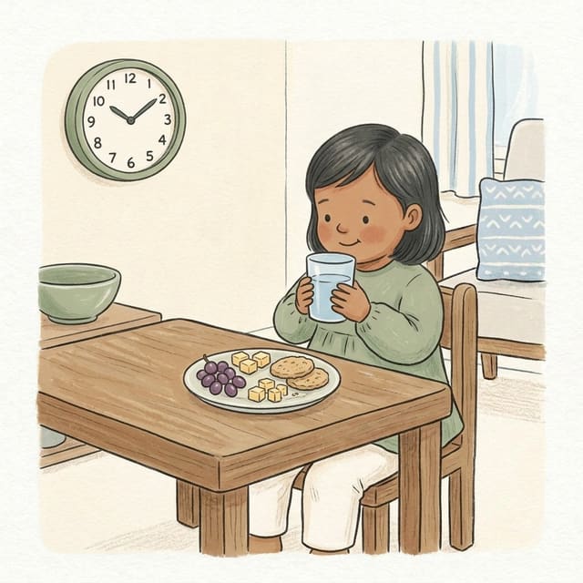 Snacks that hold them over without a fight: illustration