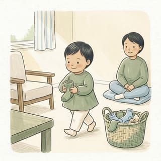 Things to do with an 18 month old at home illustration