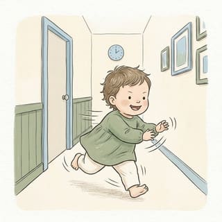 Hallway Crawl Race illustration