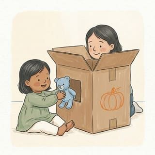 Haunted House Box illustration