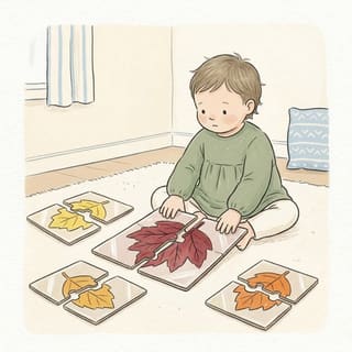 Leaf Puzzle illustration