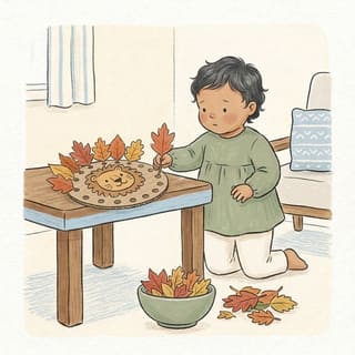 Leafy Lion Mane illustration