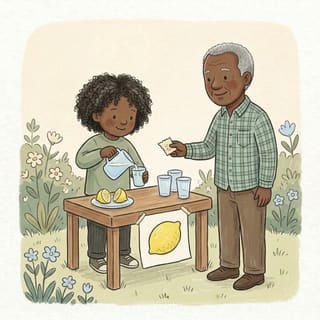 Lemonade Stall illustration