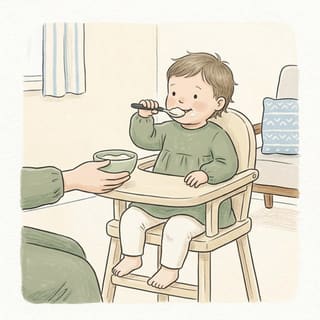 Loaded Spoon, Handed Over illustration