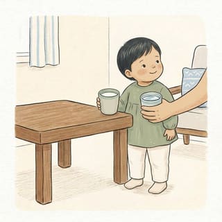 Milk or Water? illustration