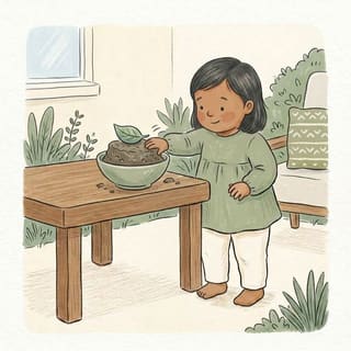 Muddy Garden Pat-A-Cake illustration