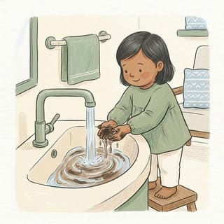 Muddy Hands illustration