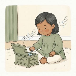 Music Box Wind & Listen illustration