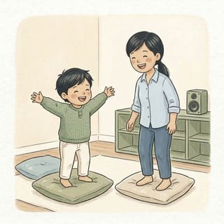 Musical Cushions illustration