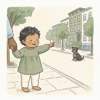 Names on a Walk illustration