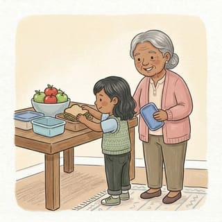 Pack a Picnic Box illustration