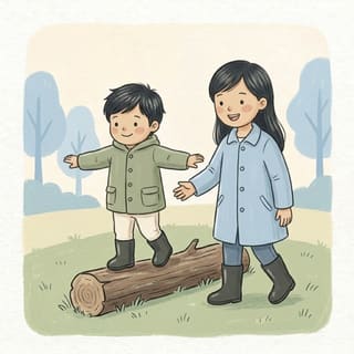 Park Balance Trail illustration