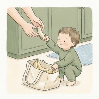 Pass the Banana illustration