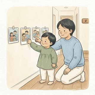 Photo Hello Wall illustration