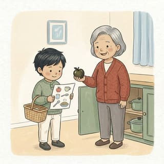 Picture Shopping List illustration